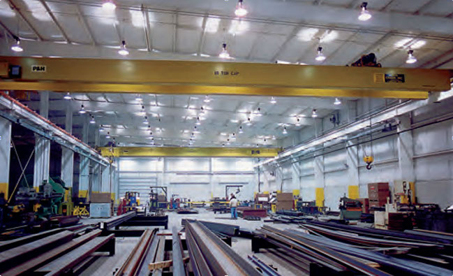 Industrial Metal Buildings with Interior Crane Systems