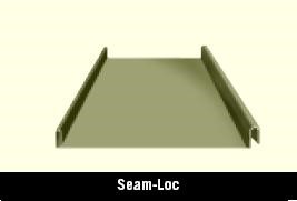 Seam Loc Roof Panel for a Metal Building